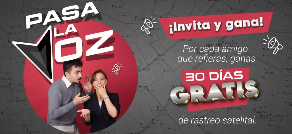 Promoción: Gana 30 días de servicio gratis por cada referido que adquiera UbikmeGps.